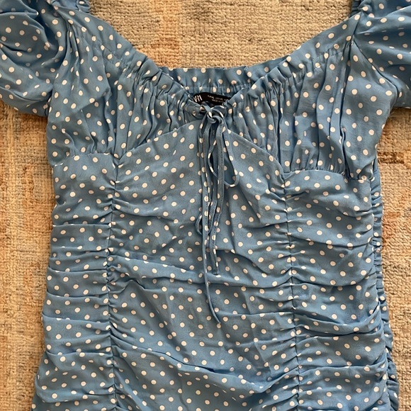 Zara Polka Dot Mini Dress - Picture 4 of 4